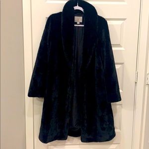 Faux fur coat